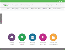 Tablet Screenshot of opentoexport.com